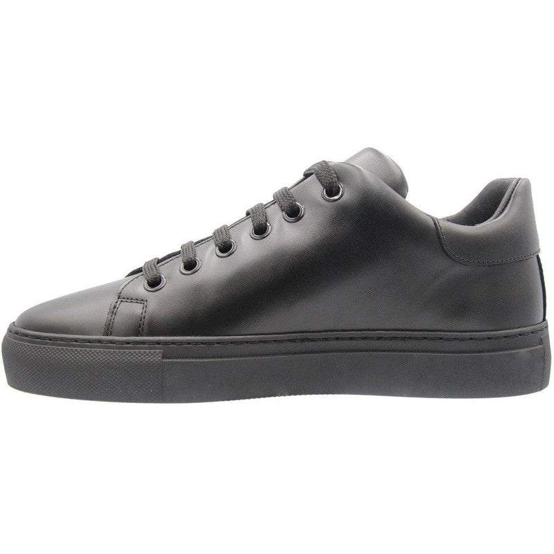 Women's Moschino Couture Leather Sneakers With Logo - Krush Clothing