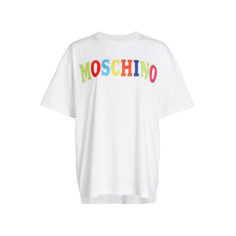 Women's Moschino Multi Logo T-shirt - Krush Clothing