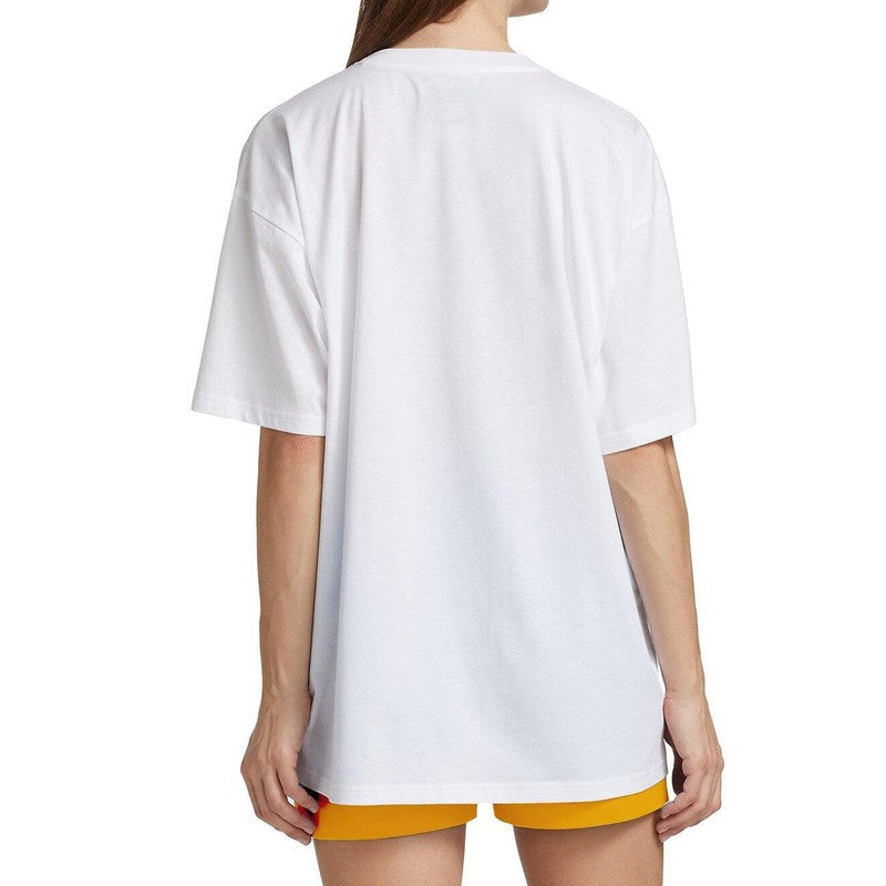 Women's Moschino Multi Logo T-shirt - Krush Clothing