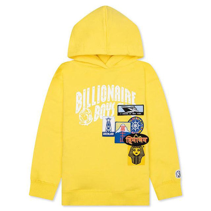 Kid's Bb International Hoodie, lemon zest