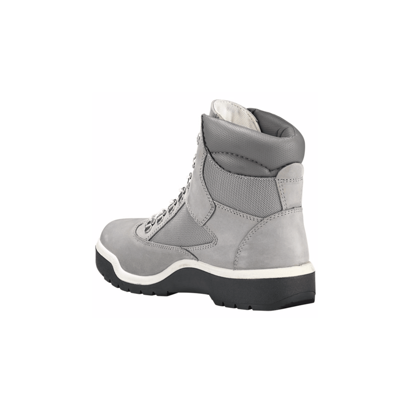 Men's 6-Inch Waterproof Field Boots , Cement Grey Nubuck - Krush Clothing