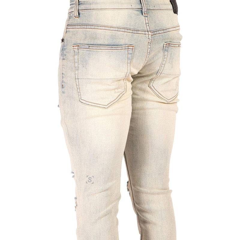 Men's Serenede Chalk Jeans - Krush Clothing