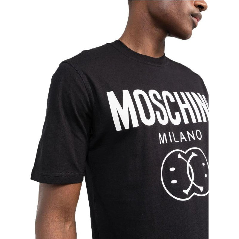 Men's Moschino Smiley Logo Print T-shirt - Krush Clothing