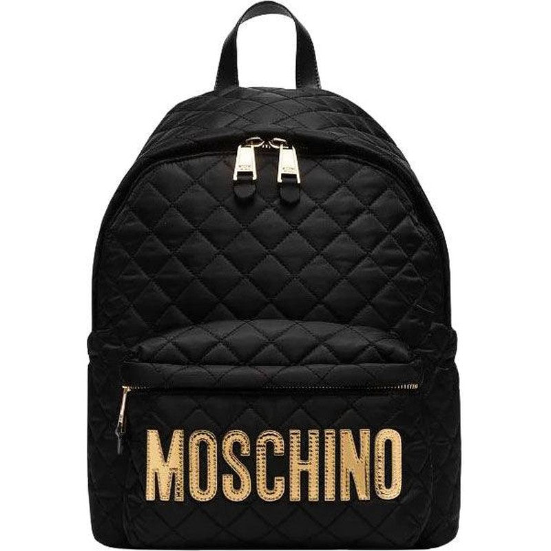 Moschino Couture Diamond Quilt Logo Backpack - Krush Clothing