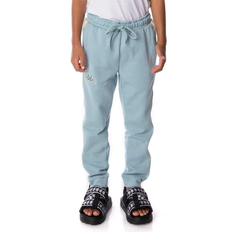 Kid's Logo Tape Anira 2 Sweatpants -Light Blue - Krush Clothing