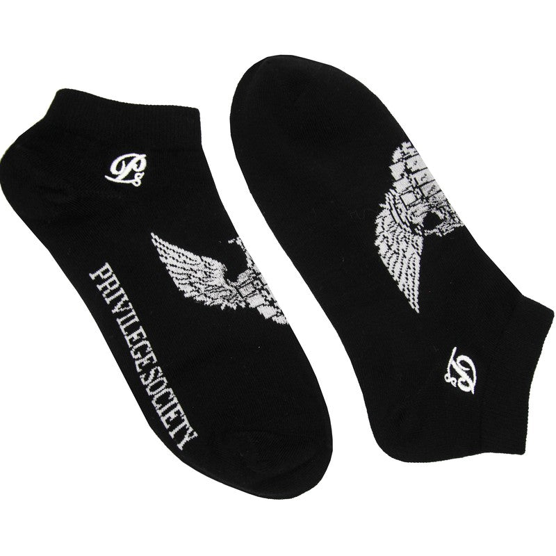 PS Grenade Wings Socks, Black - Krush Clothing