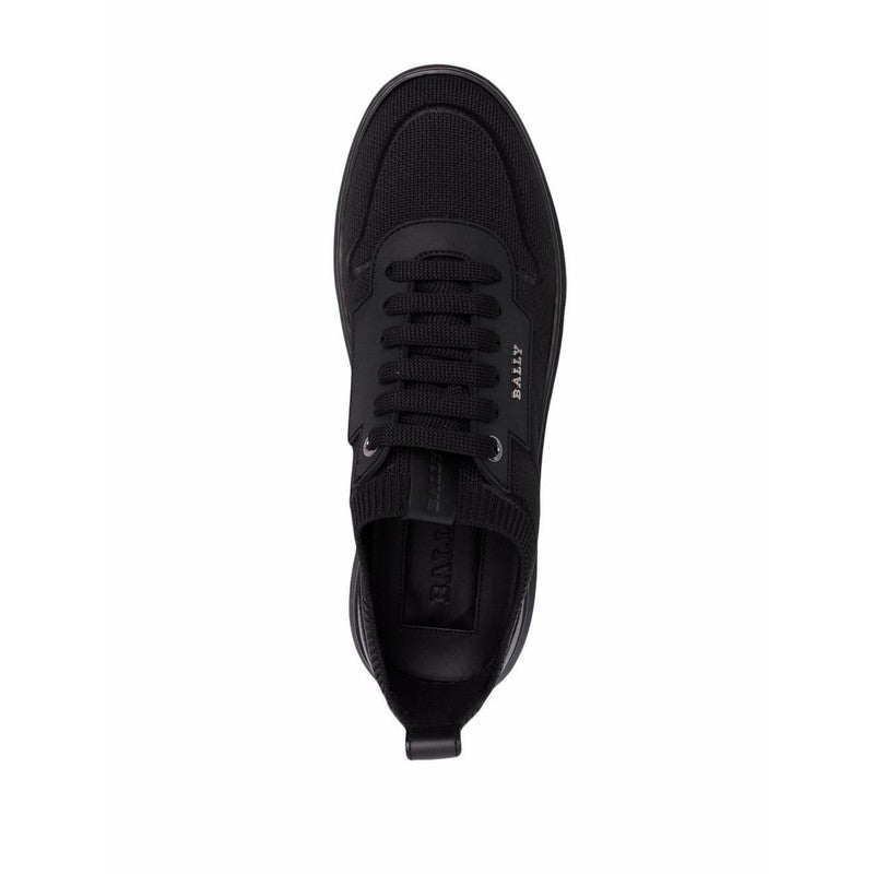 Men's Macky Knit Fabric Sneakers In Black - Krush Clothing