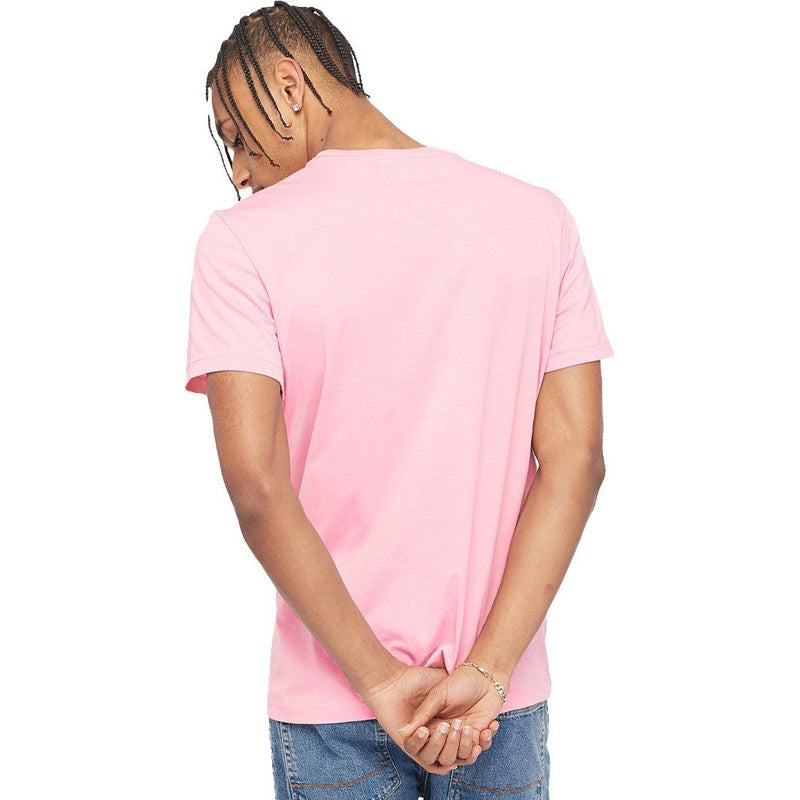 Men's Crew Neck Pima Cotton T-Shirt, Lotus Pink - Krush Clothing