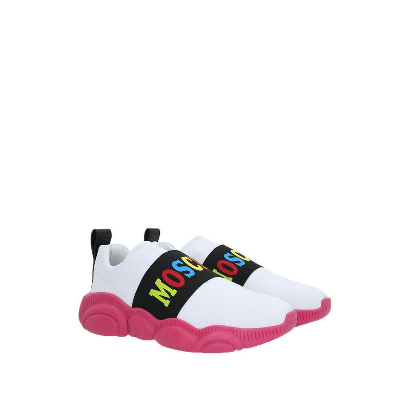 Women's Moschino Teddy Lycra Slip-On Sneakers - Krush Clothing