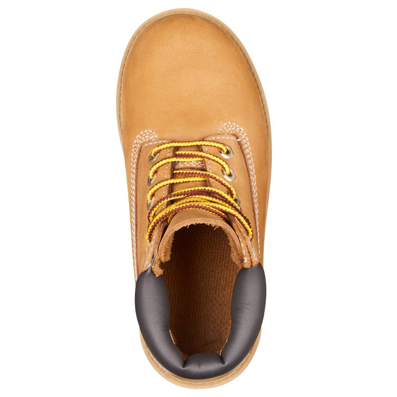 Youth's  6" Premium Nubuck Waterproof Boots, Wheat Nubuck - Krush Clothing