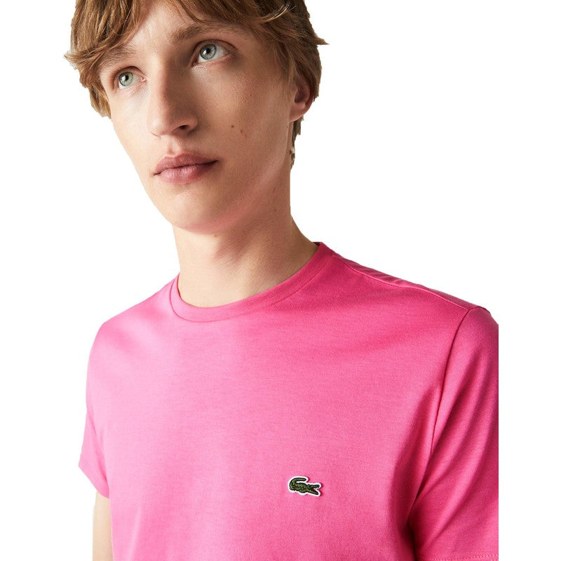 Men's Lacoste Crew Neck Pima Cotton Jersey - Krush Clothing