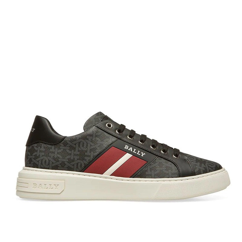 Men's Mylton Bally Chain Print Sneakers - Krush Clothing