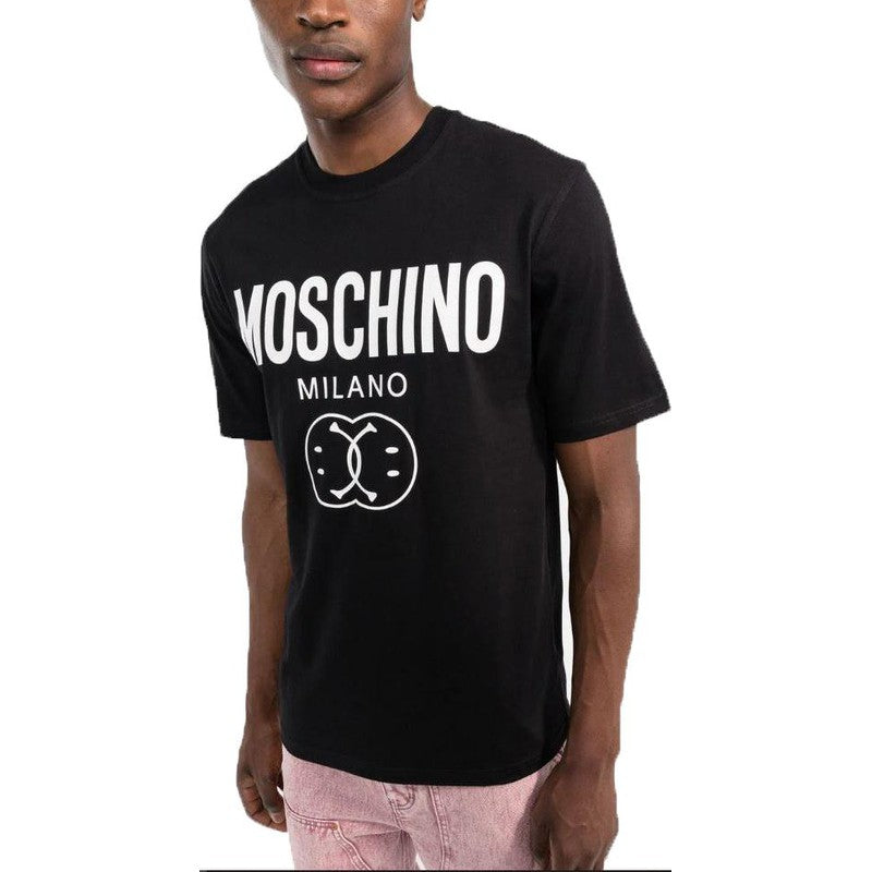 Men's Moschino Smiley Logo Print T-shirt - Krush Clothing