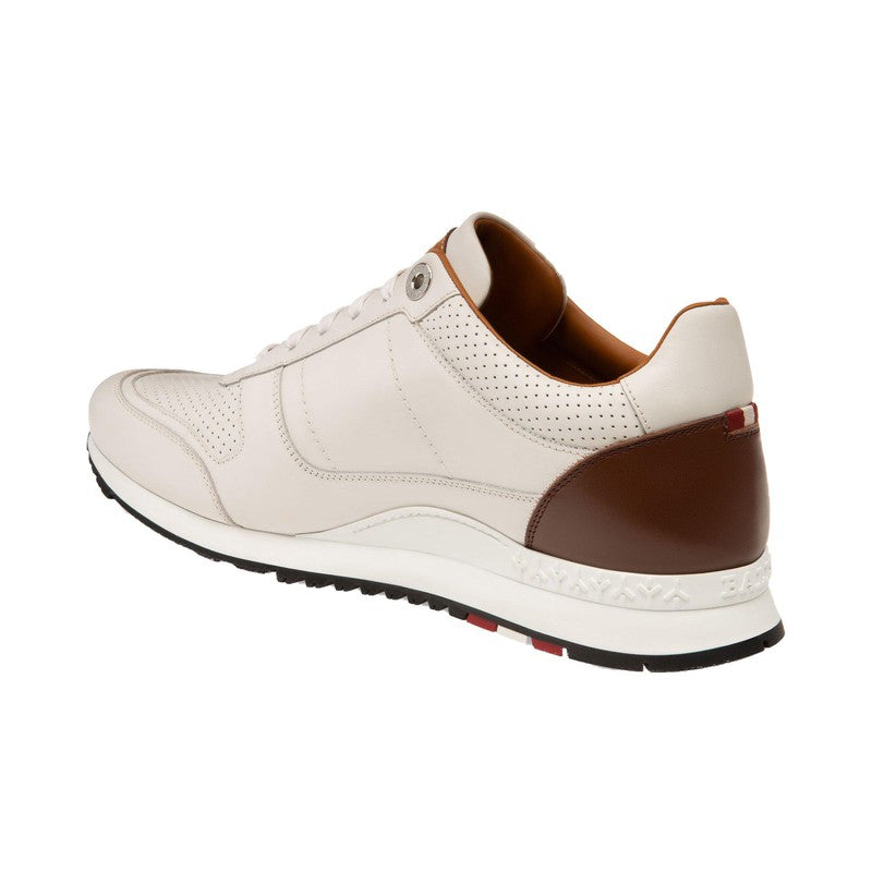 Men's ASONY plain calf leather trainer - Krush Clothing