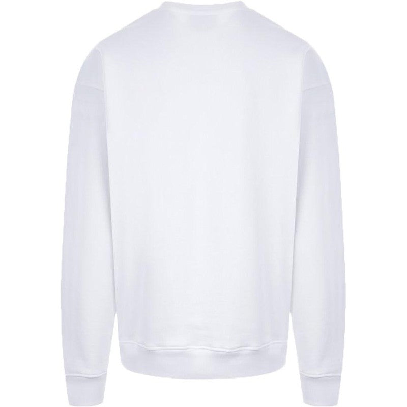 Men's Moschino Classic Logo Sweatshirt, White - Krush Clothing