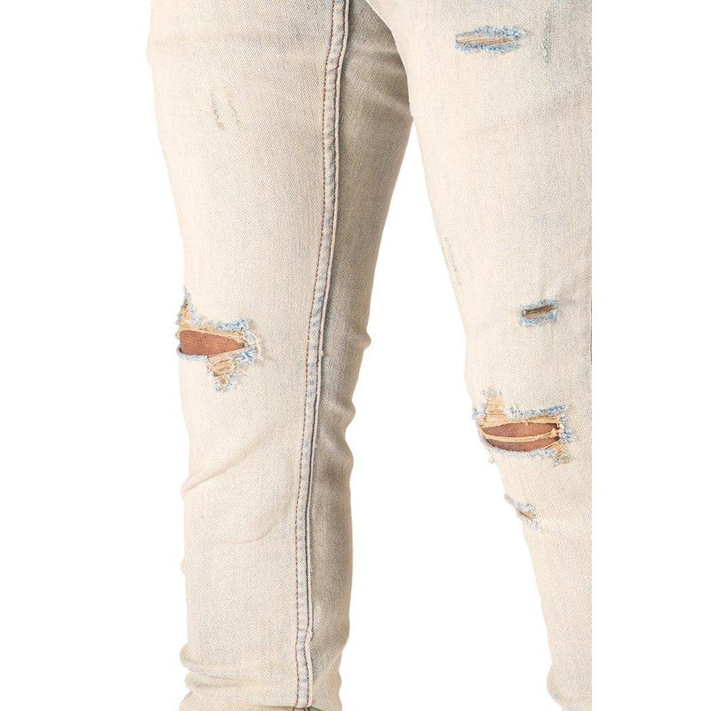 Men's Serenede Chalk Jeans - Krush Clothing