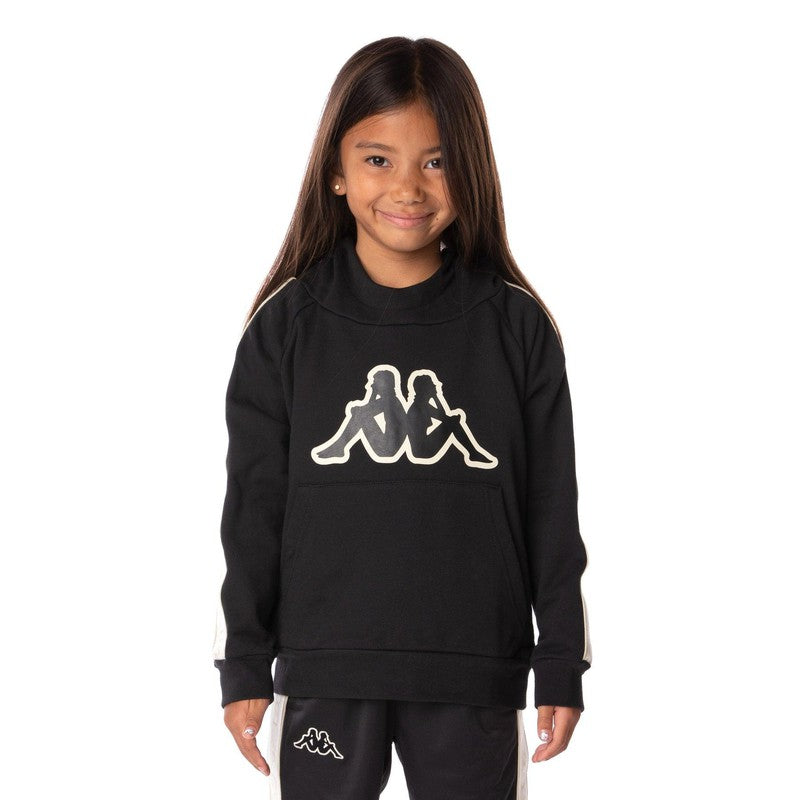 Kid's Logo Tape Apet 2 Hoodie-Black Smoke - Krush Clothing