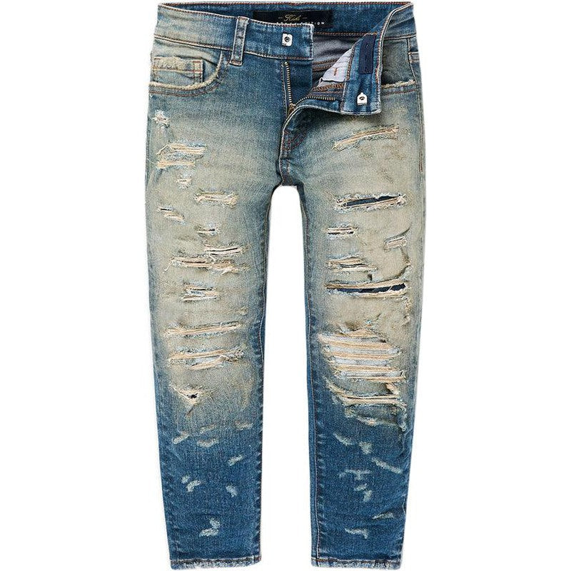 Kid's Elmhurst Denim Jeans, Desert - Krush Clothing