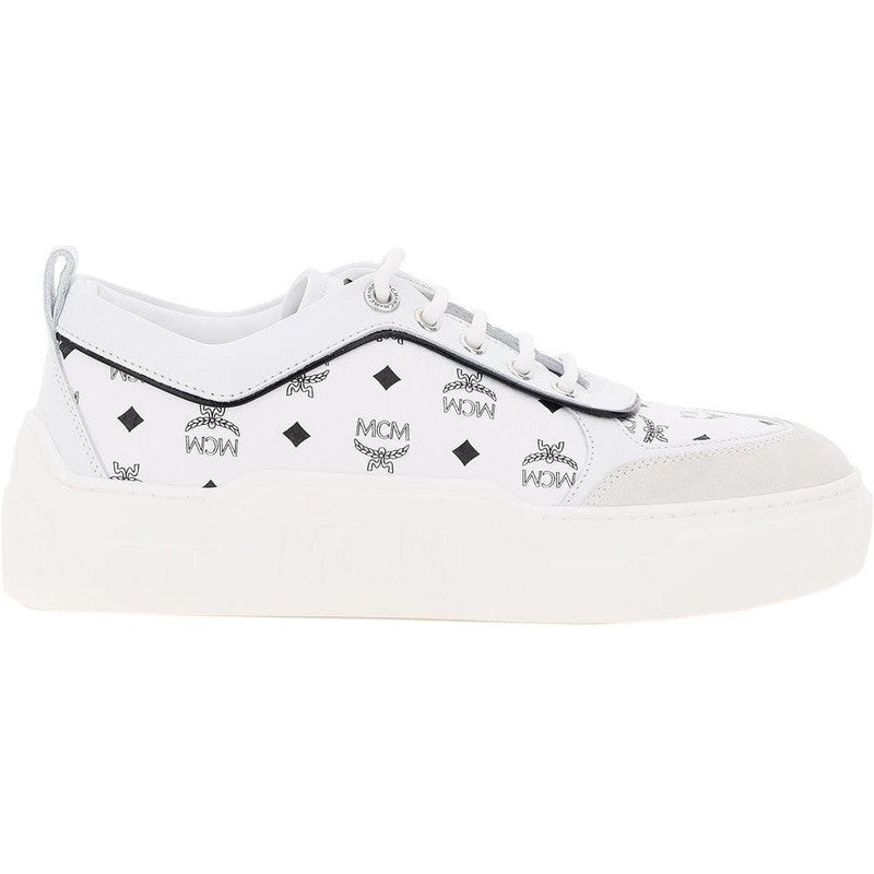 Women's MCM Skyward Monogram Platform Sneaker - Krush Clothing