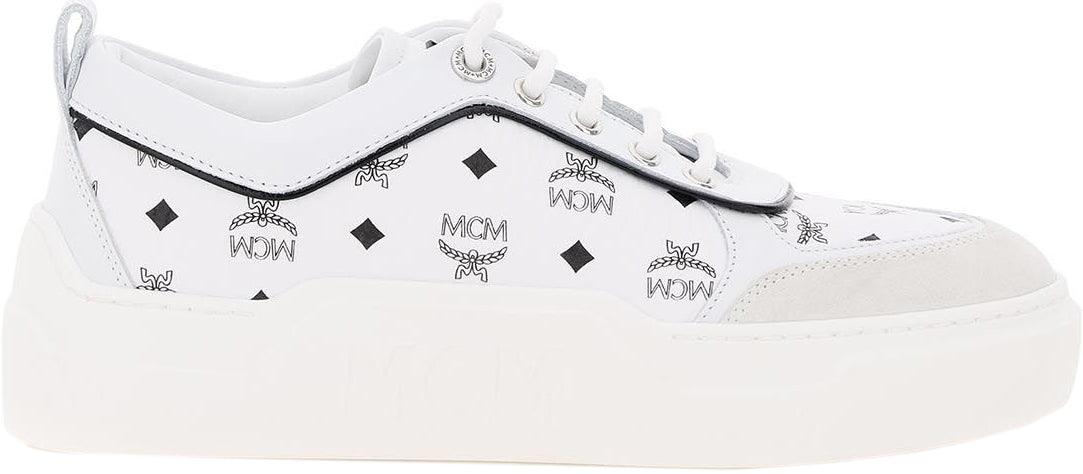 Women's MCM Skyward Monogram Platform Sneaker - Krush Clothing