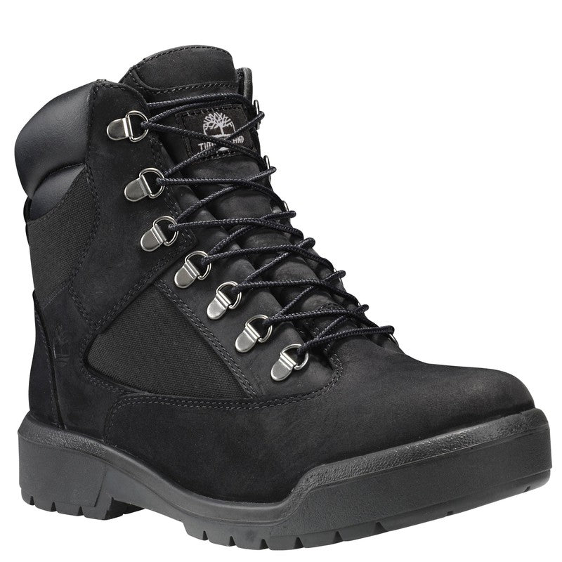 Men's 6-Inch Waterproof Field Boots , Black Nubuck - Krush Clothing