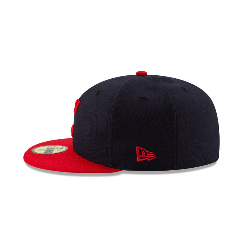 New Era Cleveland Indians Authentic Collection Home 59fifty Fitted - Krush Clothing