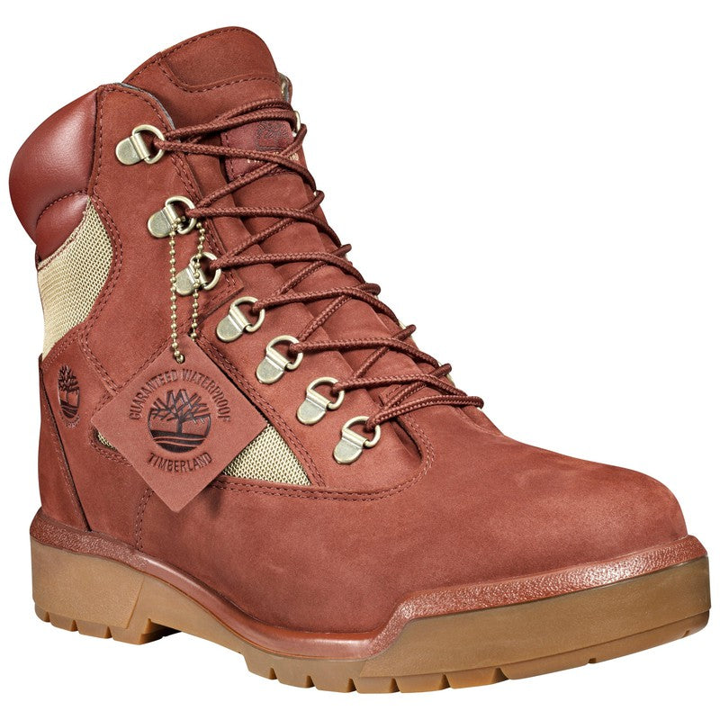 Men's 6-Inch Waterproof Field Boots , Rust\Copper - Krush Clothing