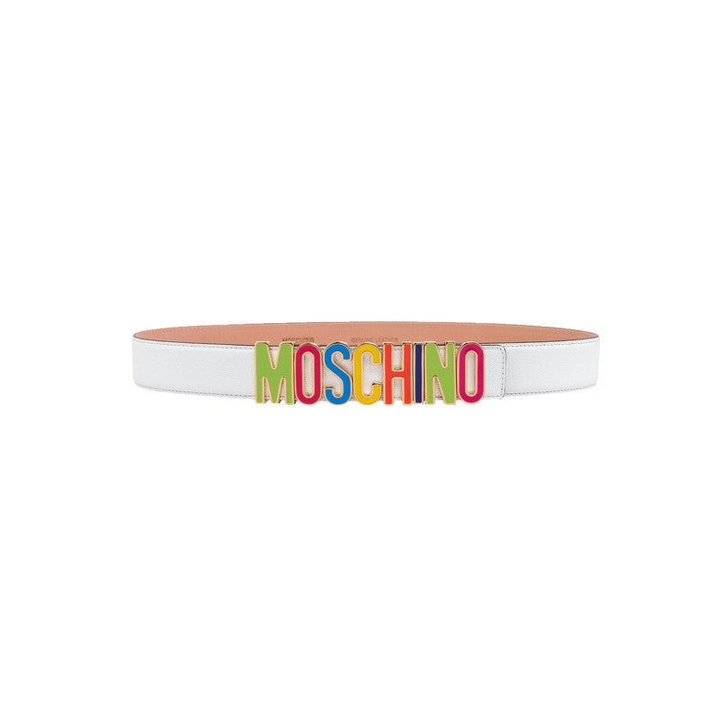 Women's Moschino Multi Color Buckle Belt - Krush Clothing