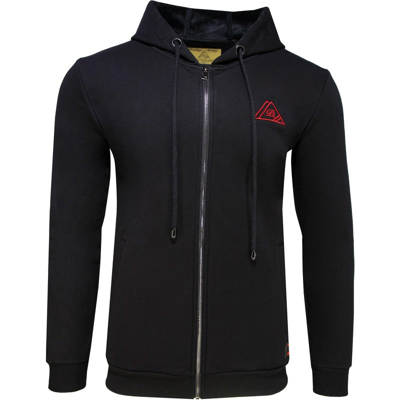 Premium 40 Below Velour Logo Hoodie PS9230201 , Black / Red - Krush Clothing