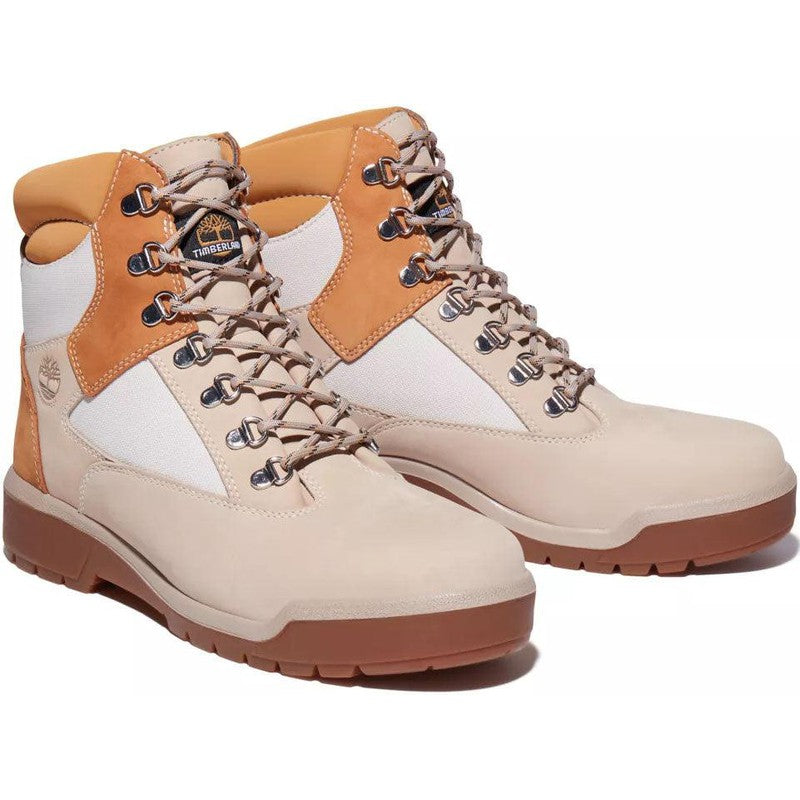 Men's 6-Inch Waterproof Field Boots , Light Beige Nubuck - Krush Clothing