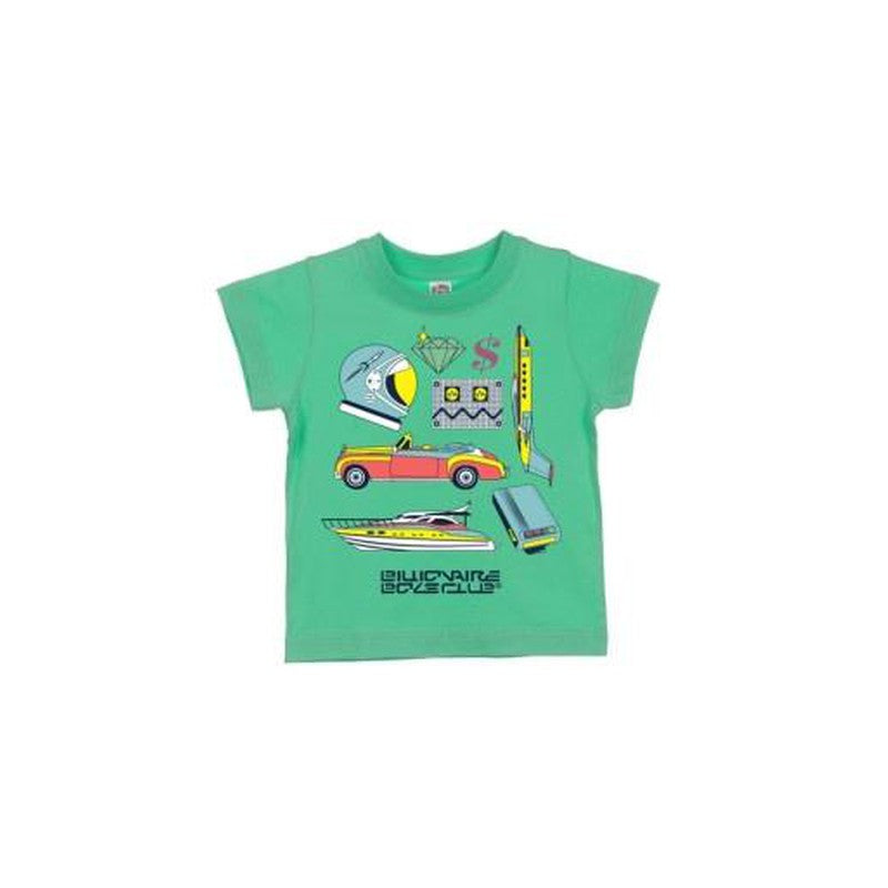 Kid's BB Playtoys Ss Tee, jade cream - Krush Clothing