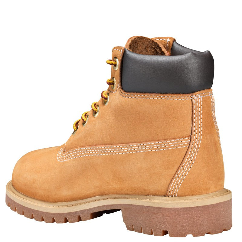 Youth's  6" Premium Nubuck Waterproof Boots, Wheat Nubuck - Krush Clothing