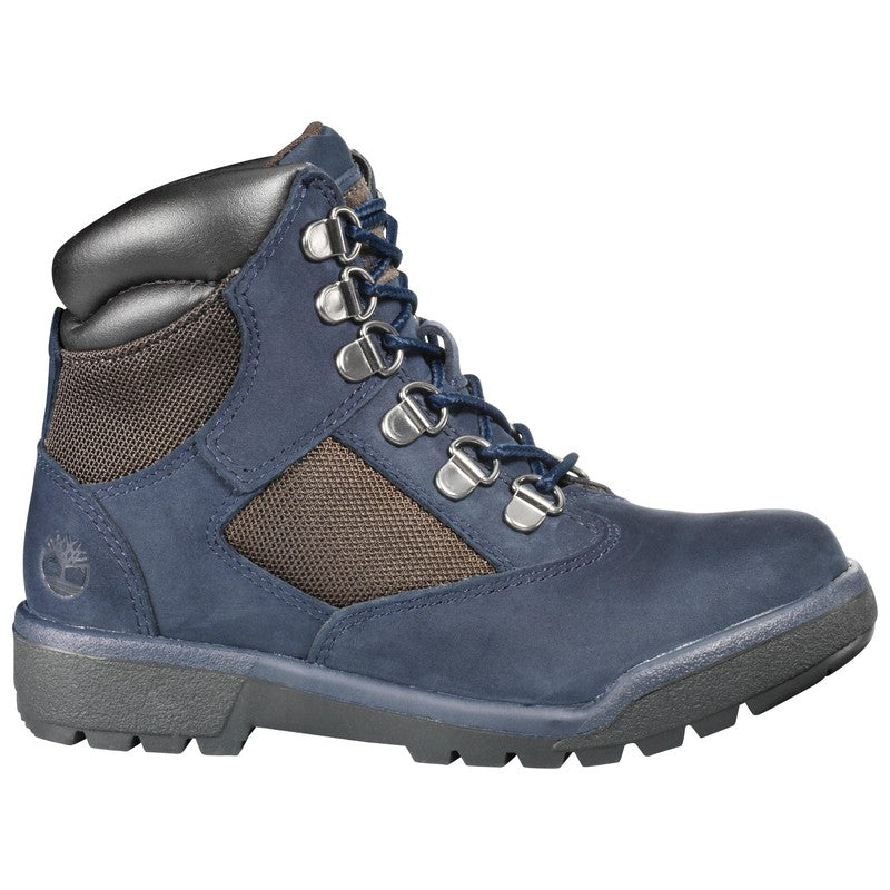 Youth's 6" Field Boots, Navy Nubuck - Krush Clothing